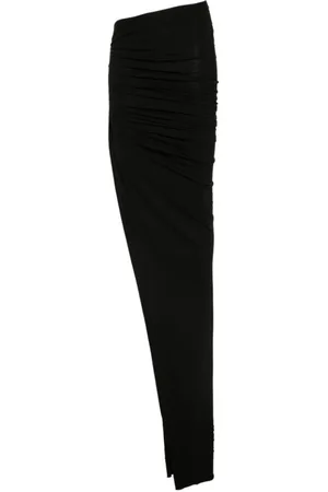 Rick Owens Rokken, Dames, Zwart, M, Zachte Maxi Rok voor Vrouwen