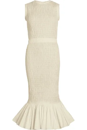 Patou Kleedjes, Dames, , M, Mouwloze Peplum Jurk