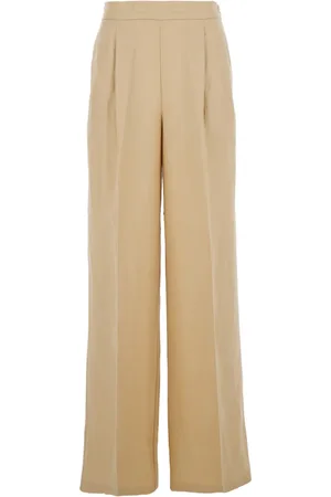 Twin-Set Broeken, Dames, , M, Wol, Palazzo Broek Elastische Taille Wolmix