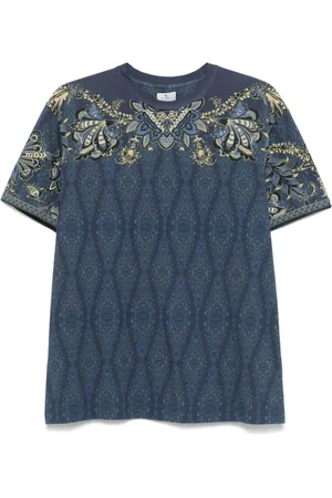 Etro Tops, Heren, Veelkleurig, XL, Katoen, T-shirt en Polo