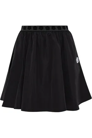 Kenzo Rokken, Dames, Zwart, M, Zwarte Rok met Elastische Tailleband en Zakken