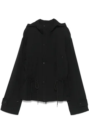 Y-3 Jassen, Dames, Zwart, M, Zwarte Hoodie met Rits