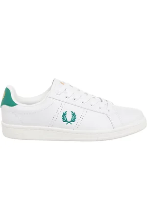 Fred Perry Schoenen, Heren, Wit, 44 EU, Effen Veterschoenen