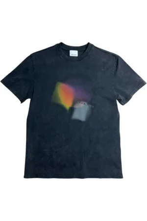 Isabel Marant Tops, Heren, Zwart, S, Vervaagd T-shirt voor mannen