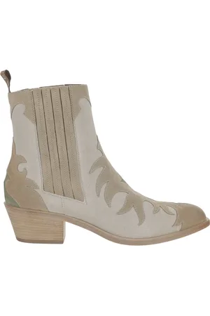 SARTORE Schoenen, Dames, , 41 EU, Suède, Suède Leren Enkel Cowboy Laarzen