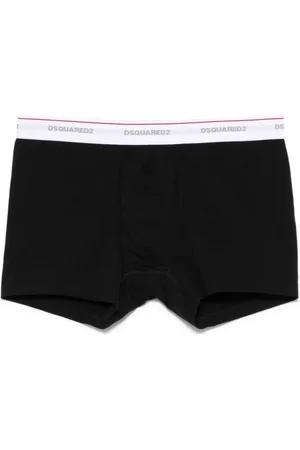 Dsquared2 Ondergoed, Heren, Zwart, S, Zwart Elastische Tailleband Ondergoed