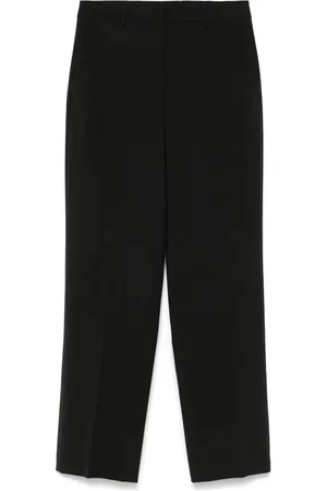 THEORY Broeken, Dames, Zwart, S, Zwarte Broek met Voorknop