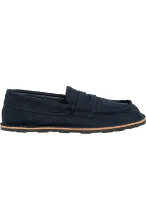 Moschino Schoenen, Heren, Blauw, 43 EU, Katoen, Effen Desert College Loafers