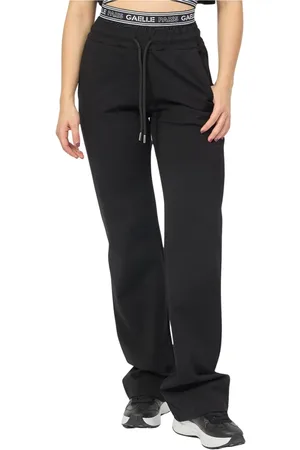 GAËLLE Broeken, Dames, Zwart, M, Zwarte broek met elastische taille