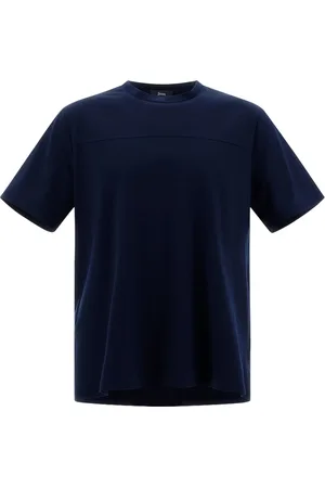 HERNO Tops, Heren, Blauw, 3Xl, Blauwe T-shirts en Polos met Regular Fit