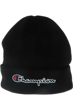 Champion Accessoires, Dames, Zwart, ONE Size, Gedrukte Acryl Beanie voor Vrouwen