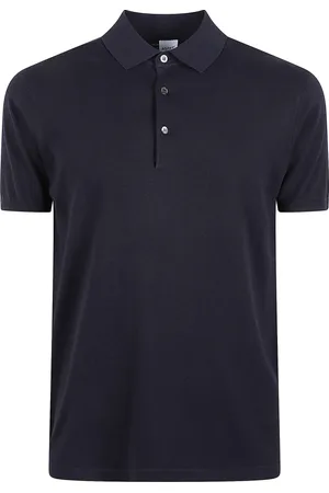 Aspesi Tops, Heren, Blauw, XL, Katoen, Navy Katoenen Polo Shirt