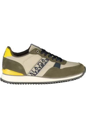 Napapijri Schoenen, Heren, Veelkleurig, 44 EU, Polyester, Elegant Sporty Beige Sneakers
