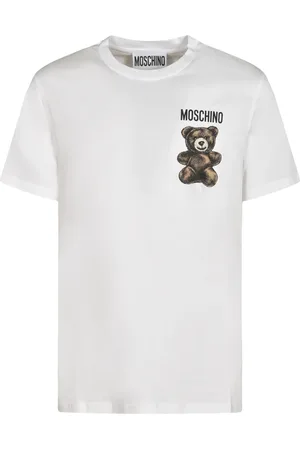 Moschino Tops, Heren, Wit, 2Xl, Stijlvolle T-shirts en Polos