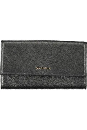 Coccinelle Accessoires, Dames, Zwart, ONE Size, Damesportemonnee Zwart Dubbele Opening