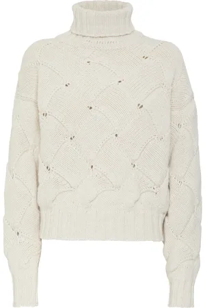 MVP Wardrobe Truien, Dames, Wit, XS, Polyester, Trigger Gebreide Kleding