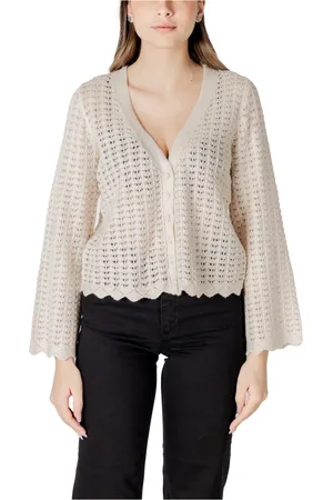 ONLY Truien, Dames, , M, Katoen, V-Neck Button Cardigan
