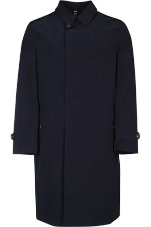 Brunello Cucinelli Mantels, Heren, Blauw, L, Thermische buitenkleding jassen
