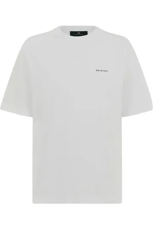 Belstaff Tops, Heren, Wit, L, Katoen, Witte Alloy T-shirt Slim Fit