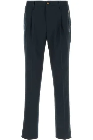 Etro Broeken, Heren, Blauw, M, Katoen, Midnight Stretch Cotton Pant