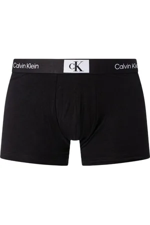 Calvin Klein Ondergoed, Heren, Zwart, L, Katoen, Zwarte Katoenen Boxer Briefs 3Pack