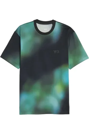 Y-3 Tops, Heren, Veelkleurig, M, Mannen Regular Bedrukt T-shirt
