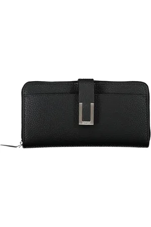 Calvin Klein Accessoires, Dames, Zwart, ONE Size, Damesportemonnee Zwart Ritssluiting