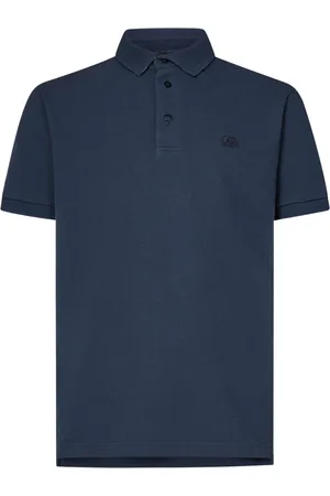 Etro Tops, Heren, Blauw, M, Katoen, Blauw Poloshirt Elegant Logo Borduurwerk
