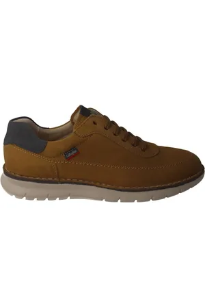 CallagHan Schoenen, Heren, Bruin, 44 EU, Leer, Heren Leren Casual Schoenen