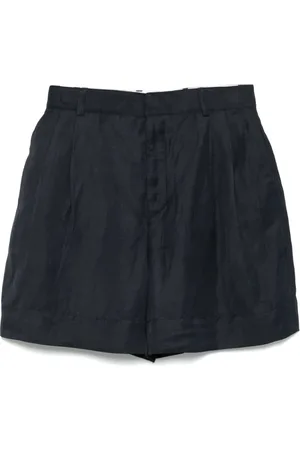 Soeur Korte broeken, Dames, Blauw, XS, Blauwe Oxford Korte Broek