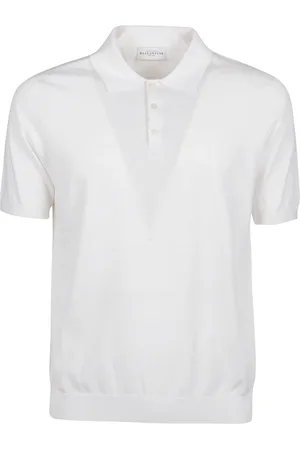 BALLANTYNE Tops, Heren, Wit, L, Polo Shirts