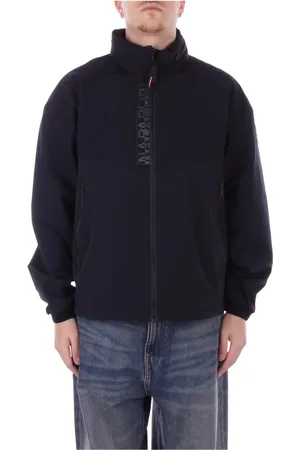 Napapijri Jassen, Heren, Zwart, M, Nylon, Zwarte jas met capuchon en ritssluiting