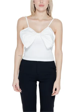 ONLY Tops, Dames, Wit, L, Katoen, Biologisch Katoenen Dames Tanktop