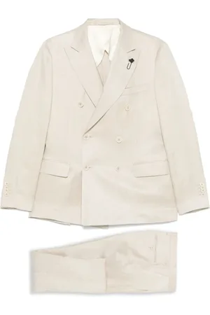 LARDINI Pakken, Heren, , L, Double-Breasted Knoopsluiting Pak