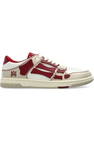AMIRI Schoenen, Heren, , 43 EU, Witte Veterschoenen met Rubberen Zool