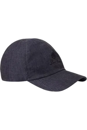 Loro Piana Accessoires, unisex, Blauw, M, Katoen, Oceanic Baseball Cap, Lente/Zomer Collectie