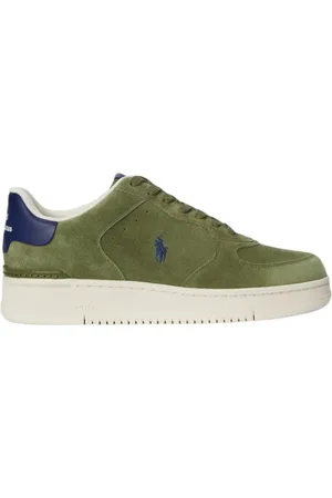 Ralph Lauren Schoenen, Heren, Groen, 43 EU, Suède, Heren sport Groen-Blauw