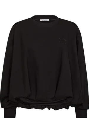 Co`Couture Sweatshirts & Hoodies, Dames, Zwart, S, Ballon Monty Sweater