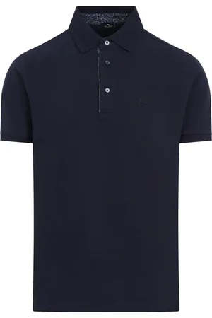 Etro Tops, Heren, Blauw, M, Katoen, Blauw T-shirt voor mannen