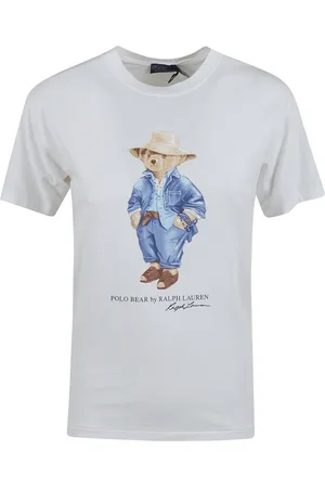 Ralph Lauren Tops, Dames, Wit, L, Katoen, T-Shirt
