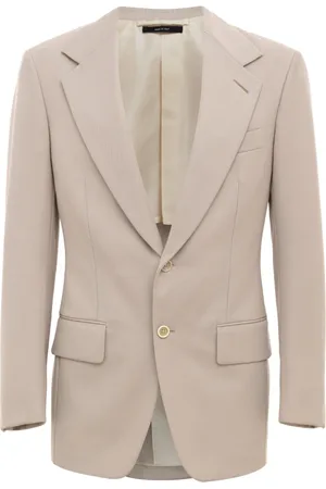 Tom Ford Jassen, Heren, , S, Wol, single-breasted jas regular fit wol