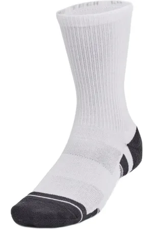 Under Armour Ondergoed, Heren, Wit, L, Katoen, Sportieve Crew Sokken 3-Pack