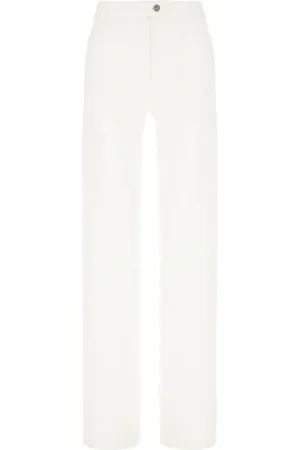 Salvatore Ferragamo Jeans, Dames, Wit, S, Denim, Klassieke Denim Jeans voor dagelijks gebruik