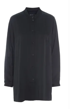 Bitte Kai Rand Blouses & Shirts, Dames, Zwart, M, Zijden Shiruku Shirt Zwart