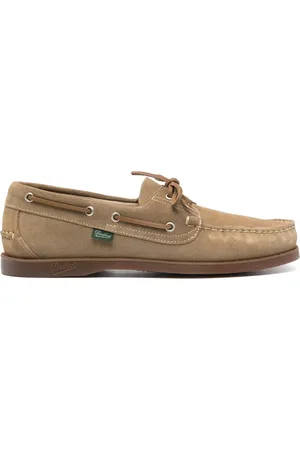 Paraboot Schoenen, Heren, Bruin, 40 EU, Bruin Leren Veters Rubberen Zool Schoenen