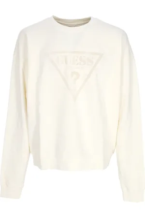 Guess Sweatshirts & Hoodies, Heren, , M, Katoen, Vintage Triangle Crewneck Sweatshirt