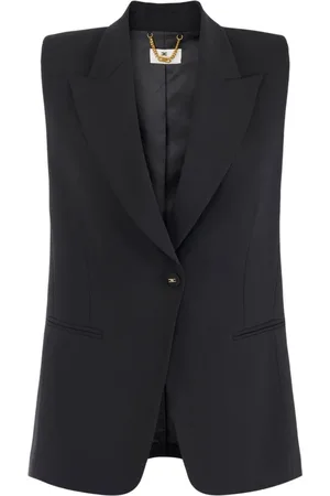 Elisabetta Franchi Jassen, Dames, Zwart, S, Stijlvolle Modellen Collectie
