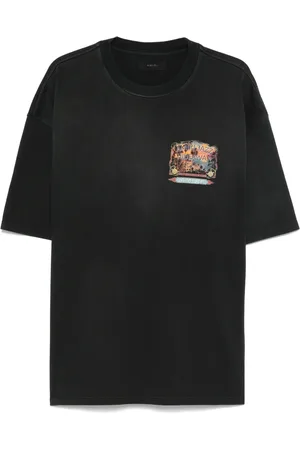 AMIRI Tops, Heren, Zwart, S, Katoen, Jazz Hideaway T-shirt