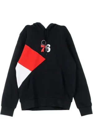 New Era Sweatshirts & Hoodies, Heren, Zwart, S, Sweatshirt met capuchon nba
