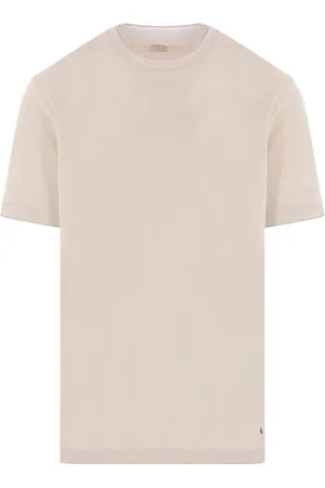 ELEVENTY Tops, Heren, , XL, Katoen, Katoenen T-shirt met Gelaagde Details